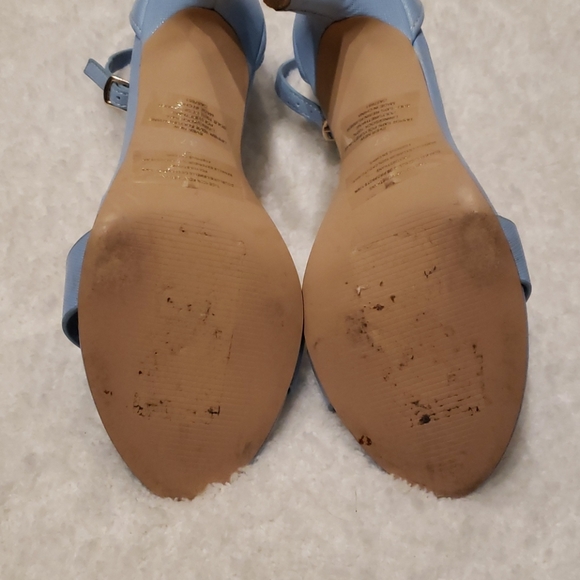 Ever New blue skinny strap heels - Picture 4 of 7